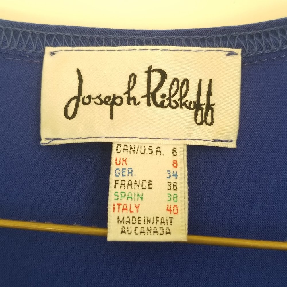 Joseph Ribkoff Royal Blue Top - Picture 4 of 4